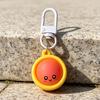 Mini Dumpling Keychain Pendant 6/8/10Pcs, Soft Cartoon Snack Accessories for Backpacks Keys Bags Office Lanyards