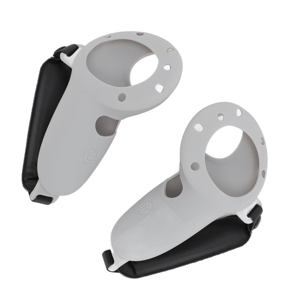 VR Controller Grips Cover Soft Silicone Controller Protector with Adjustable Strap for Meta Quest 3