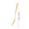 5Pcs Mini Size Snack Fork Rustless Steel Fruit Pick Fork Reusable Dessert Fork  Dessert Tasting