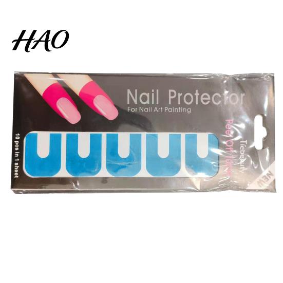 U-shape Nail Peel Off Tape Spill Proof Manicure Disposable Accessories Polish Protector for Women U-Shape
