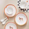 Huazao Baijia WZ 'Dream as a Horse' New Chinese Ceramic Tableware Set