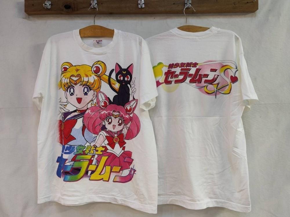 

Sailor Moon Anime Shirt Rare Design 2 Side White Unisex Shirt Reprint WA1795 Unisex T-Shirt S