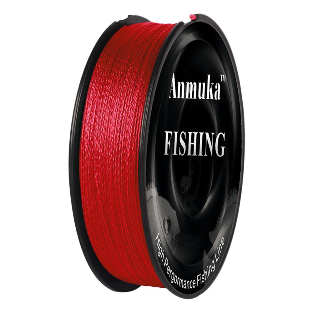 

Super Strong 4-Strand Pink PE Fishing Line - 100m High Performance 8 червоний