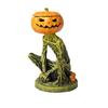 Halloween Pumpkin Candlestick Resin Ornament Desktop Atmosphere Decoration Holiday Gifts