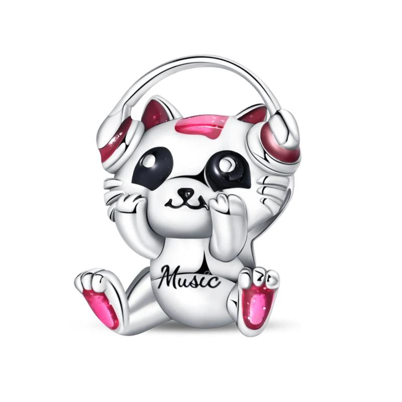 Charms Perlen Kupferrosa Parfümflasche Buchstabe Leuchtendes Glühwürmchen Tarotkarte Perlen Passend für DIY Armbänder Schmuck