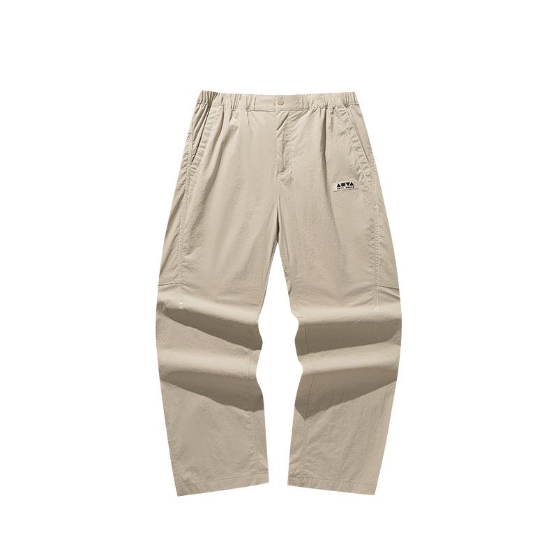 Anta Fashionable Comfortable Loose Zipper Simple Casual Pants Unisex bottoms 172628504-3