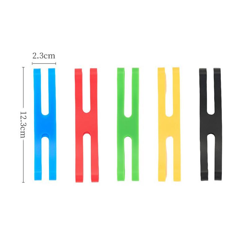 Outdoor Camping Tableware Storage H-Shaped Silicone High Elasticity Elastic Rubber Wrapping Bands Versatile For Outdoor Gear