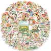 10/30/50PCS Cute Cartoon Colorful Fat Frog Stickers Decals DIY Motorcycle Suitcase Helmet Waterproof Funny Graffiti Sticker Pack