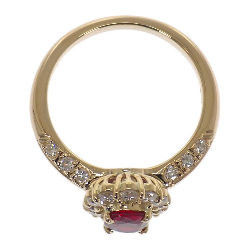 no brand  #14(JP Size) ring K18 yellow gold Women