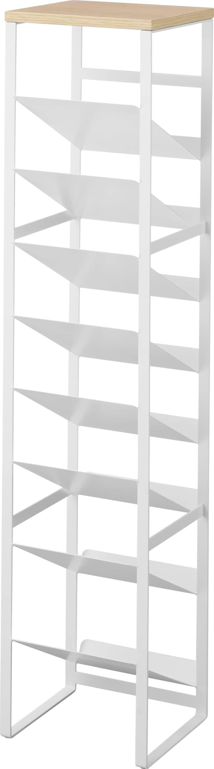 

Yamazaki Jitsugyo [Completed Product] Bottle Stocker with Top Plate 8 Tiers White W20 x D19.3 x H88.5cm Tower Vertical Gap Storage Large Capacity 1491
