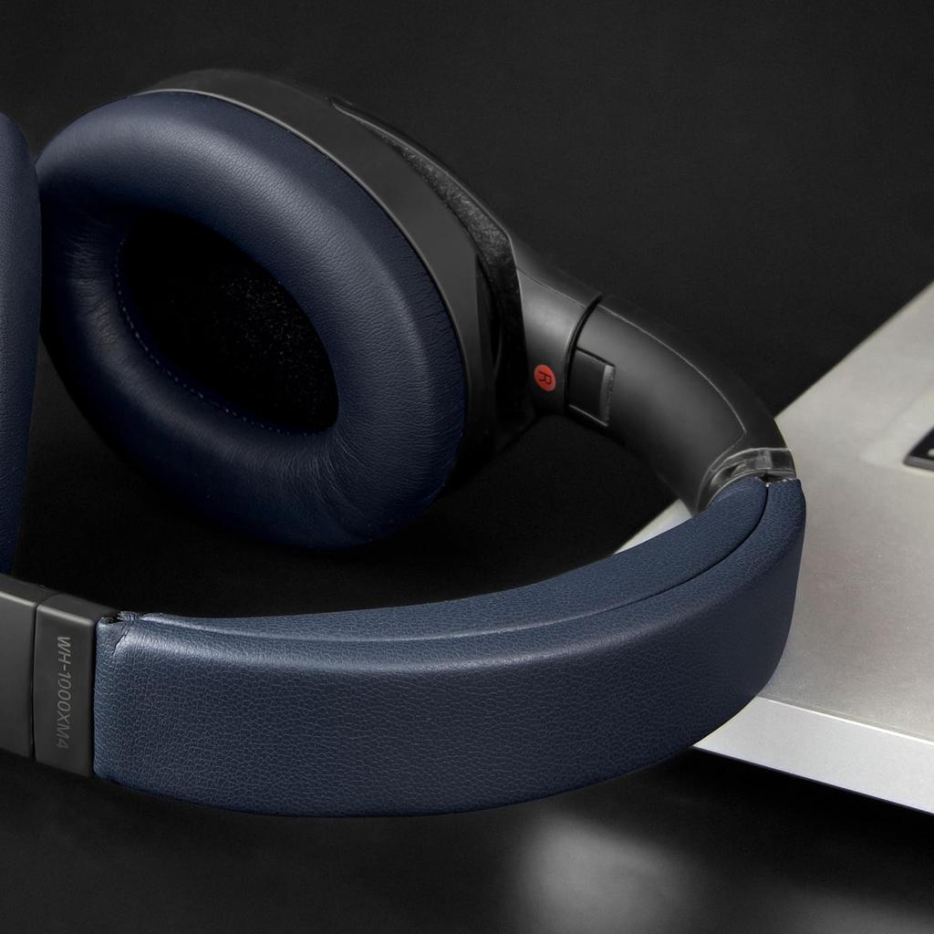 SOULWIT Replacement Headband Pad for Sony WH-1000XM4 (WH1000XM4) - Headphone Cushion, Headset Band, Replacement Band Kit, All-in-One (Blue)