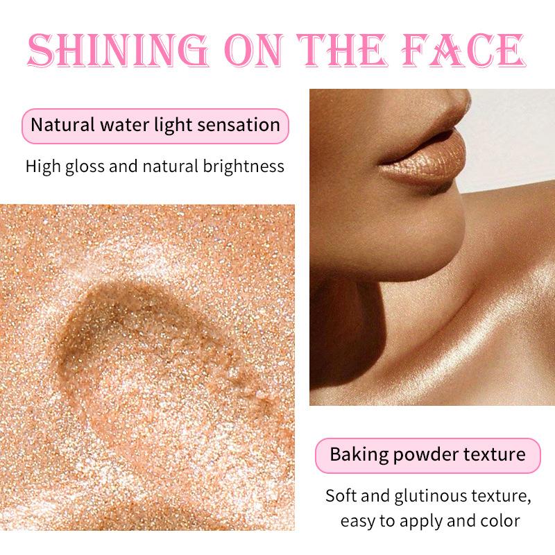Bsimone 3D Face Brightening Highlighter Bar Cosmetic Face Contour Bronzer Shimmer Highlighter Stick Concealer Cream Makeup Tool
