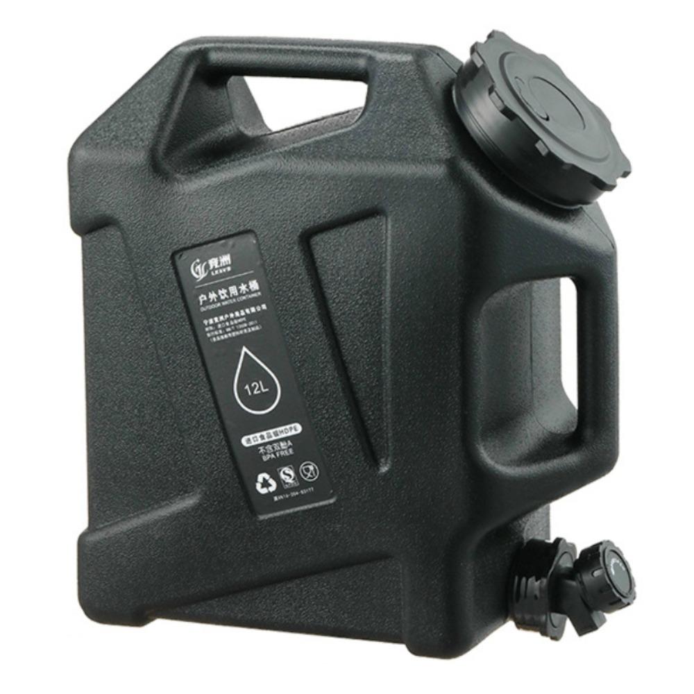 

Large-Capacity Water Storage Container 12L Camping Water Tank Outdoor Cooking чёрный