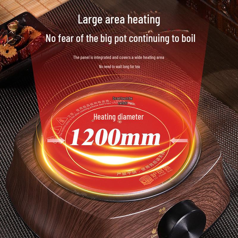 Compact Electric Ceramic Stove: Multifunctional, Utensil-Friendly Mini Tea Maker for Household Use