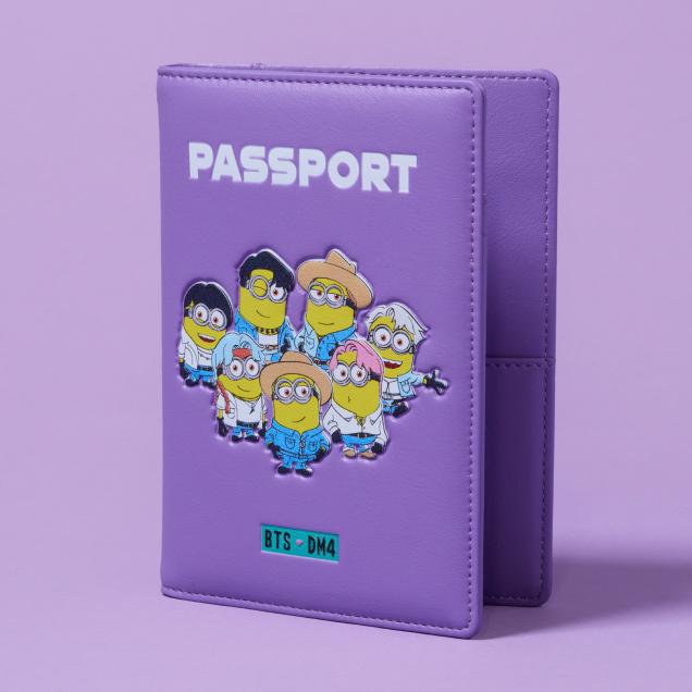 BTS x Despicable Me4 Officiële Authentieke Merchandise Paspoorthoes