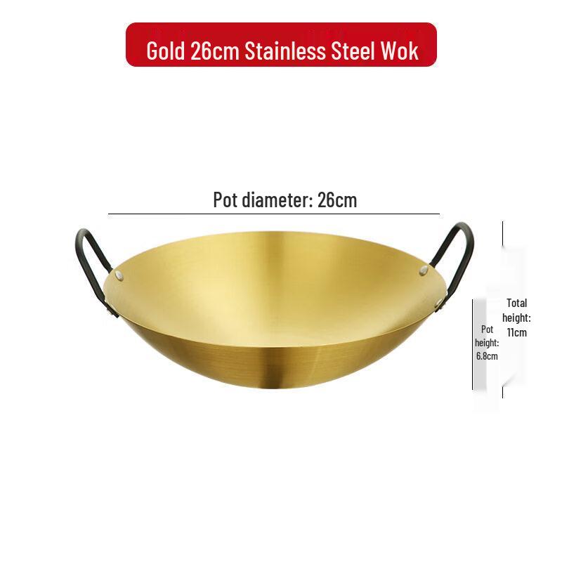 Stainless Steel Non-Stick Commercial Dry Pot
