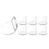 4/8 Pcs Acrylic Wall Mounted Floating Shelves With No Drill Easy Install Perfect For Displaying Small Toys Home Kids Bedroom Dec