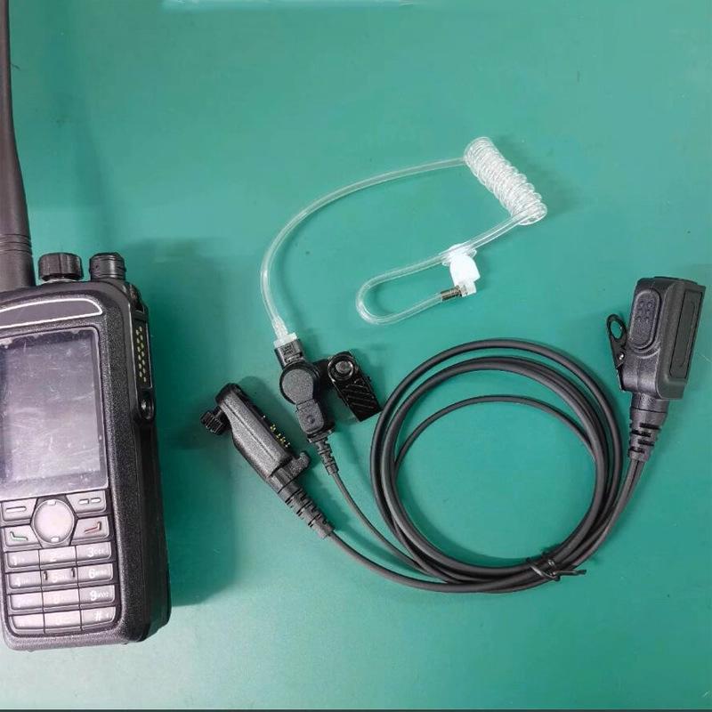 European Standard Walkie-Talkie Air Tube Headset with Big Clip Earbud for A720T A780T A760L Models