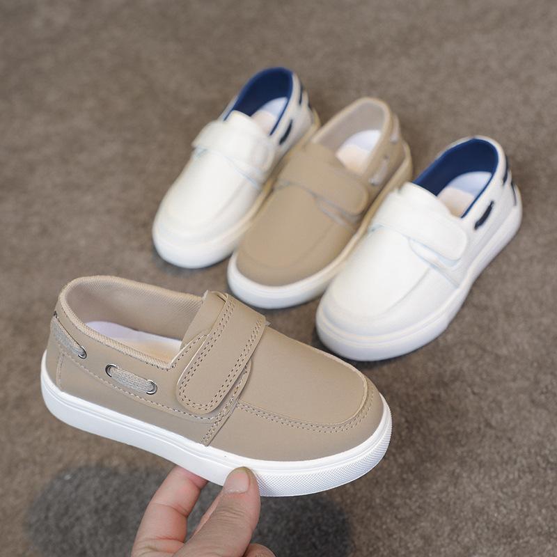 Toddler Boys Fashion Versatile Sneakers New Spring Kids School Loafers Soft Sole Slip-on Comfort Outdoor Kids Play Footwear
