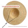 Classic Farmer's Wide-Brimmed Straw Sun Hat