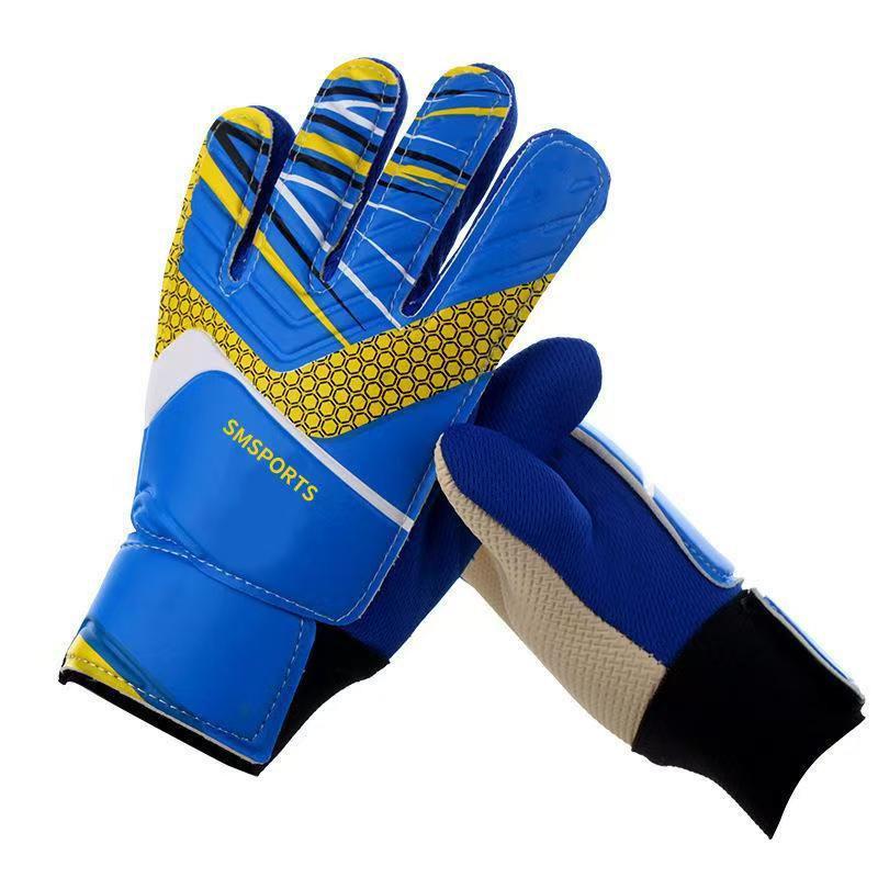 

Professional Finger-Protection Anti-Slip Goalkeeper Gloves: Wear-Resistant Gear for Adults & Kids in Competitive Football. Size 6 (height ~140cm)