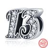 925 copper 16th 18th 20th 25th 30th 40th 50th Celebration Lucky Numbers Beads Fit Pantaro Charm Bracelet DIY Zircon Anniversary