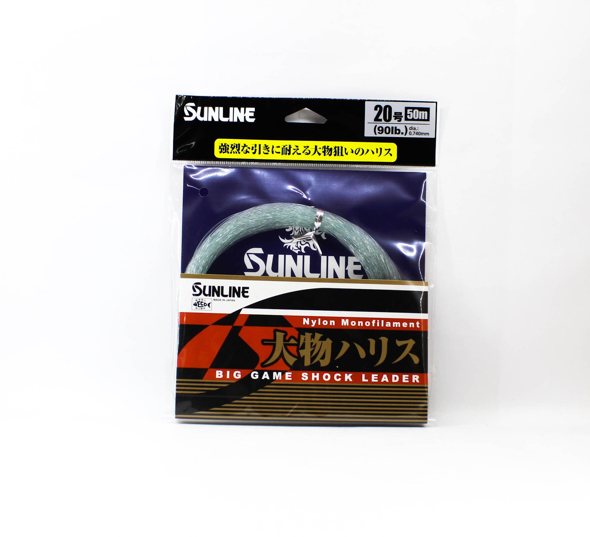 

Sunline Nylon Leader Big Game Shock Leader 50m #20 90lb 0.74mm (6016) чистый