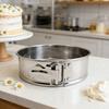 Yousheng Tårtform Set Mousse Chiffon Födelsedag Bröllopstårtor Non-Stick Bakform 4-10 Tum Rostfritt Stål Fjäderlås Bakverk Köksredskap