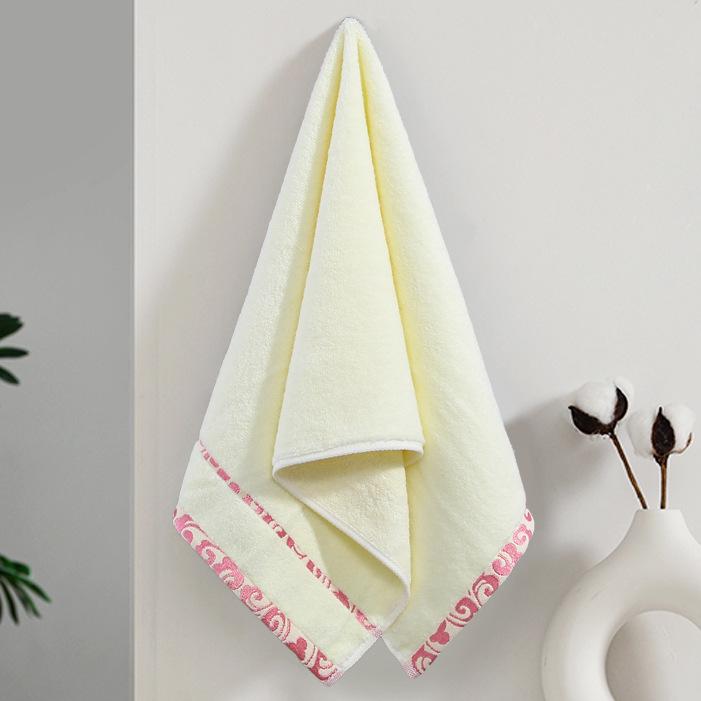 Gaoyang Dickes Reines Baumwoll-Weiches Wasserabsorbierendes Handtuch, Einfarbig, Erwachsenen-Waschlappen