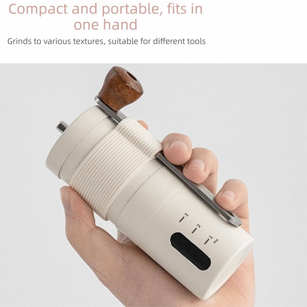 Portable Manual Coffee Grinder Adjustable Burr Coffee Making Tool Coffee Bean Grinder Travel Use