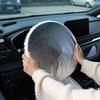 Car Steering Wheel Sun Block Silver Coated Cloth Sun Shade Cover Auto Steering Wheel Sheath Sunscreen Insulation Accessories