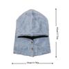 Plush Women's Head Hood Bonnet Unisex Balaclava Woman Scarf Cap Coldproof Hood Beanie Cap Outdoor Ear Protection Pullover Hat