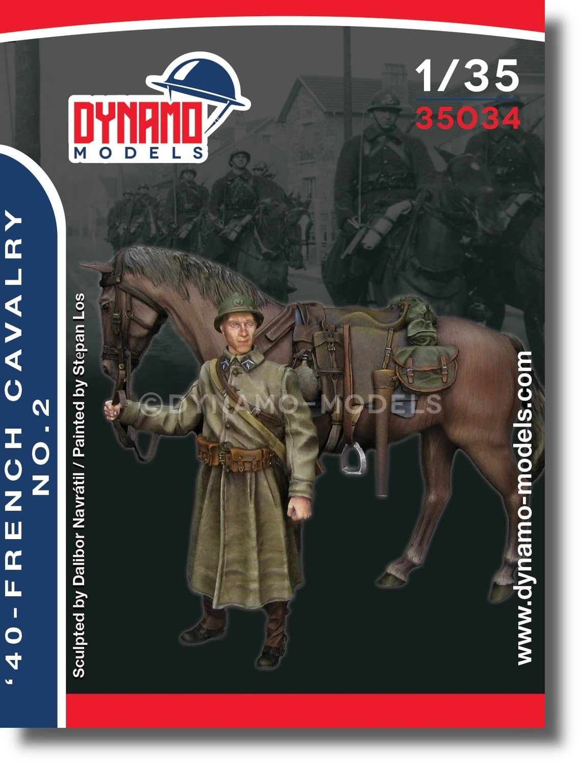 

Dynamo Models French Cavalry 2 1940 Resin Kit DYN35034 1/35 (person)