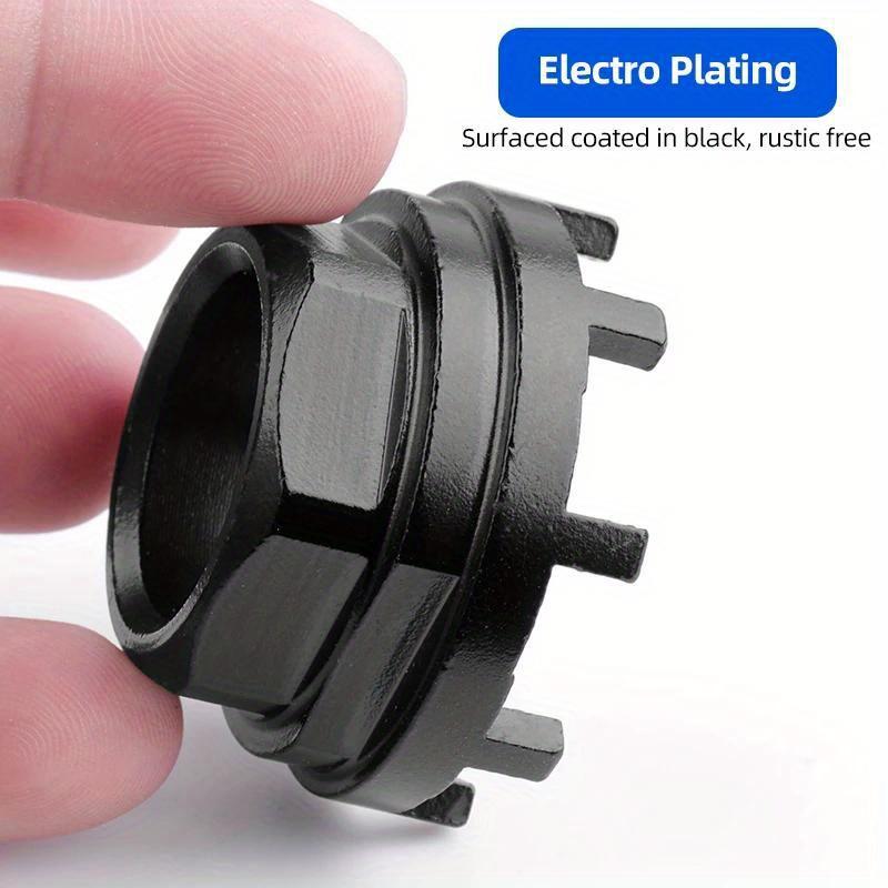 Eight Notch Tool Bicycle Drive-side Bottom Bracket ISIS BB Cups Install e-Bike 8 Teeth Fitting Chainring Lockring Removal Sleeve