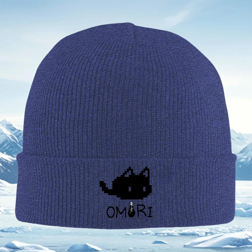 

Pixelated creature with lightbulb Knitted Hat Unisex Women Unisex Beanie Pullover Cap Winter Thermal Warm Christmas Outdoor Cycl