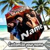 Custom Name Personalized The Vampire Diaries Print Umbrella, Auto Open Close, 8‑Rib Sturdy Frame, Commute Camping Hiking Use, Birthday Gift