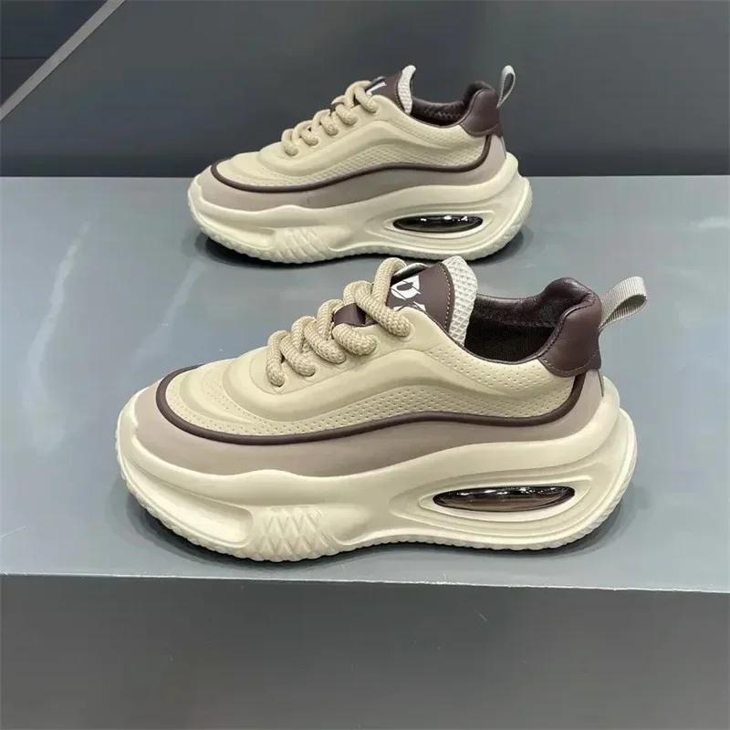 Fashion Men's Chunky Sneakers Autumn New Casual Shoes Sports Running Shoes for Men Heighing Increased Shoes