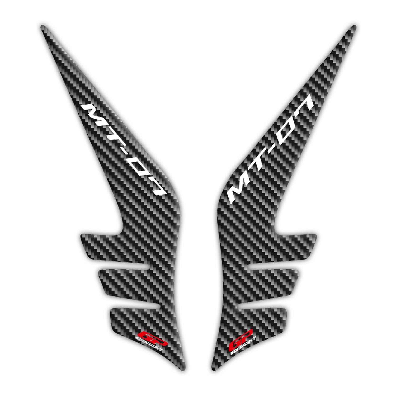 

GP Composite Yamaha MT-07 2014-2017 Compatible Side Pad Set Black-Carbon