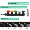 BEAR FORCE Transparent Pressure Washer Gun Kit for Car Cleaning with 1/4” Quick Plug Foam Cannon 1L & 5 Tips & Hose Connector