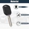 Replacement Uncut Transponder Chip Key Chipped Ignition Key Fob for F-150 F-2