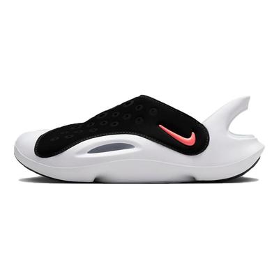 Sandale Aqua Swoosh GS Noir Hyper Orange Chaussures pour Enfants Vert-Strike Blanc FV6363-001