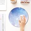 1/5 Stück Mond Planet Rutschfest Schreibtisch Gaming Blätter Rund Mauspad Matte Mauspad
