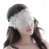 Black Lace Blindfold Lingerie Accessories, White, Manufacturer