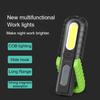 USB Rechargeable Flashlight Waterproof COB Torch Working Light Portable Powerful Lanterns For Outdoor Repair Home Camping Hiking