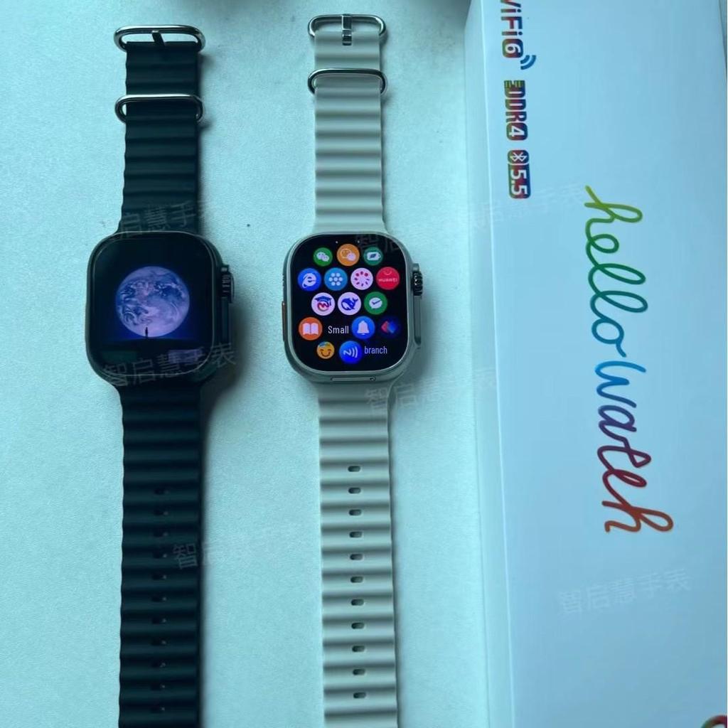 YU9 Smartwatch with WiFi 6, SIM Card, Fingerprint Unlock, Phone Features & Morse Code Xiao Su Mi System