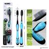 3/5/10 Pcs Manual Toothbrushes Ultra Soft Charcoal Bristles Non Slip Handle For Adult Daily Home Oral Care