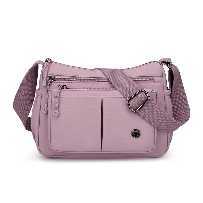 Casual Crossbody Tas voor Dames met Grote Capaciteit - Lichtgewicht Nylon, Meerdere Vakken voor de Zomer