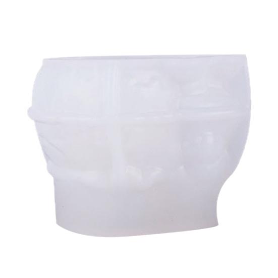 Christmas Santa Claus Epoxy Mold Small Item Storage Candle Container DIY Casting Mold Reusable Holiday Decor