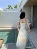 French Chiffon Flutter-Sleeve Slimming Fairy Dress
