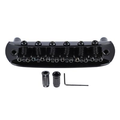 Ponte per Chitarra Elettrica con Cordiera Sellette a Rullo Trasferimento Vibrazionale Ponte per Corde di Chitarra